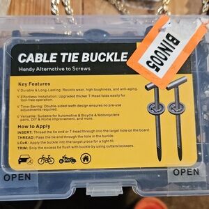 Cable Tie Buckle with Screws